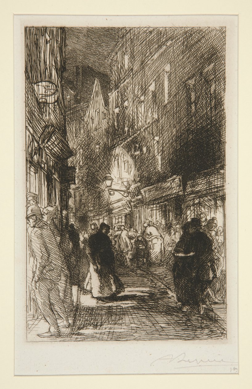 Rua Galande de Auguste Lepere