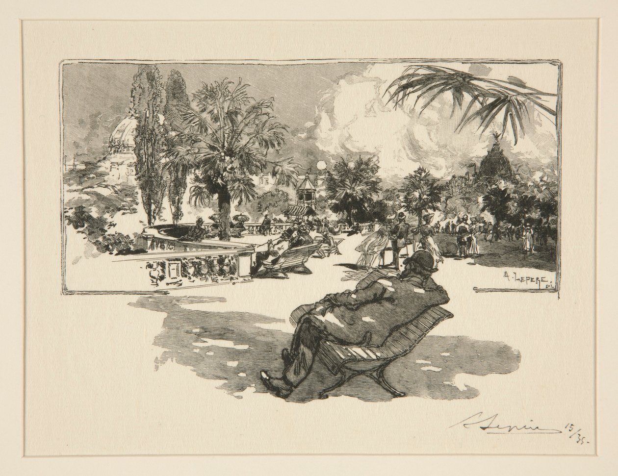 O Terraço das Artes Liberais de Auguste Lepere