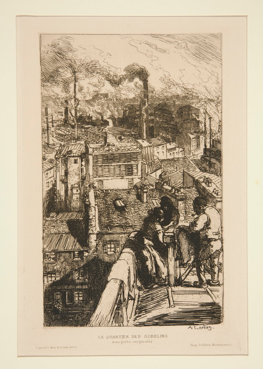 O distrito de Gobelins (O Goblin de Auguste Lepere