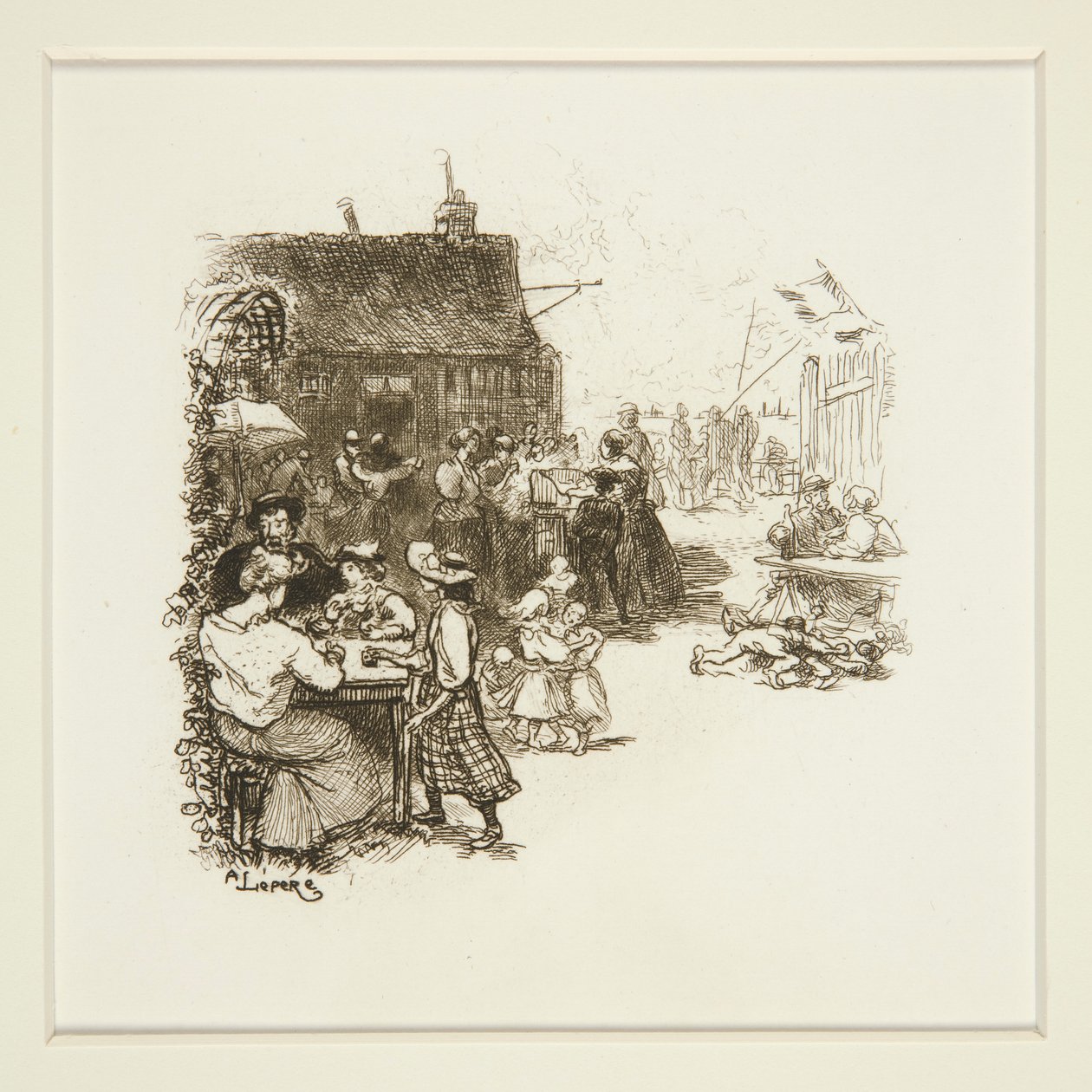 Festival ao ar livre de Auguste Lepere