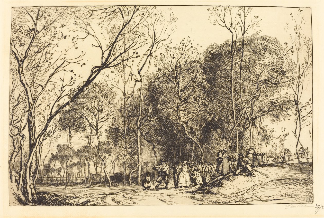 Verão em Saint-Martin, as núpcias passadas de Auguste Lepere