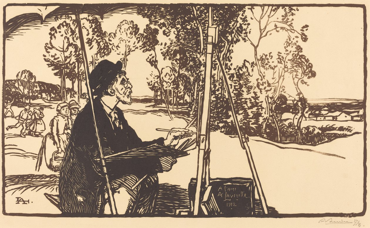 O Artista Paisagista de Auguste Lepere
