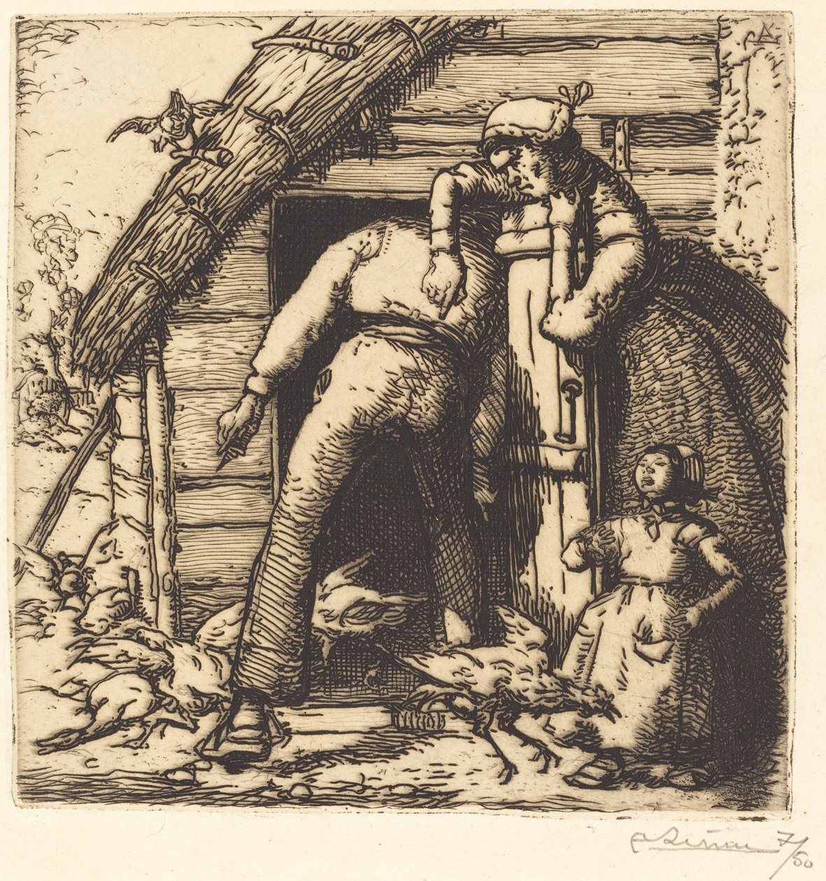 O Poulterer, Vendéia de Auguste Lepere