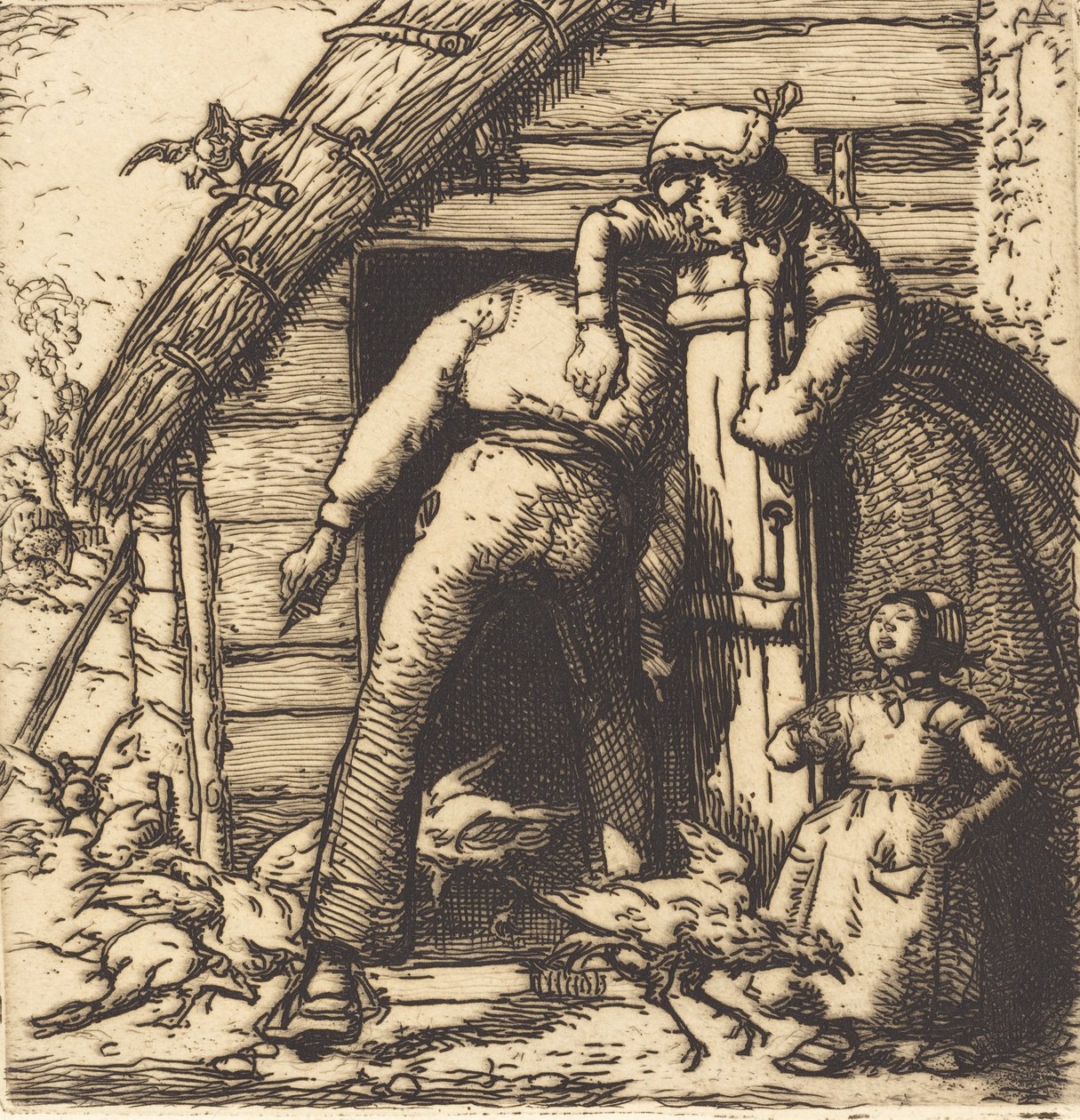 O Poulter, Vendee The Poultry, Vendee, 1908. de Auguste Lepere