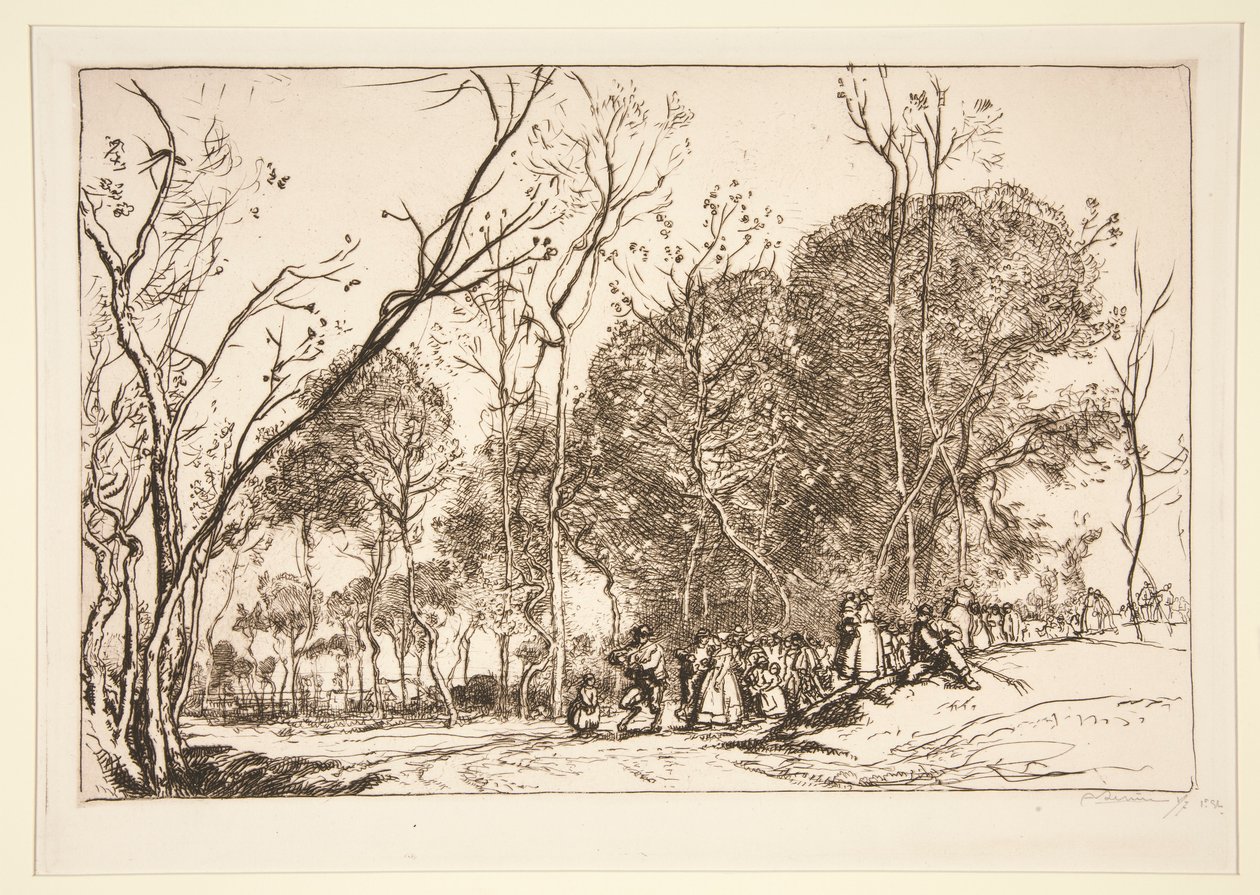 Verão de São Martinho, as Núpcias do Passado de Auguste Lepere