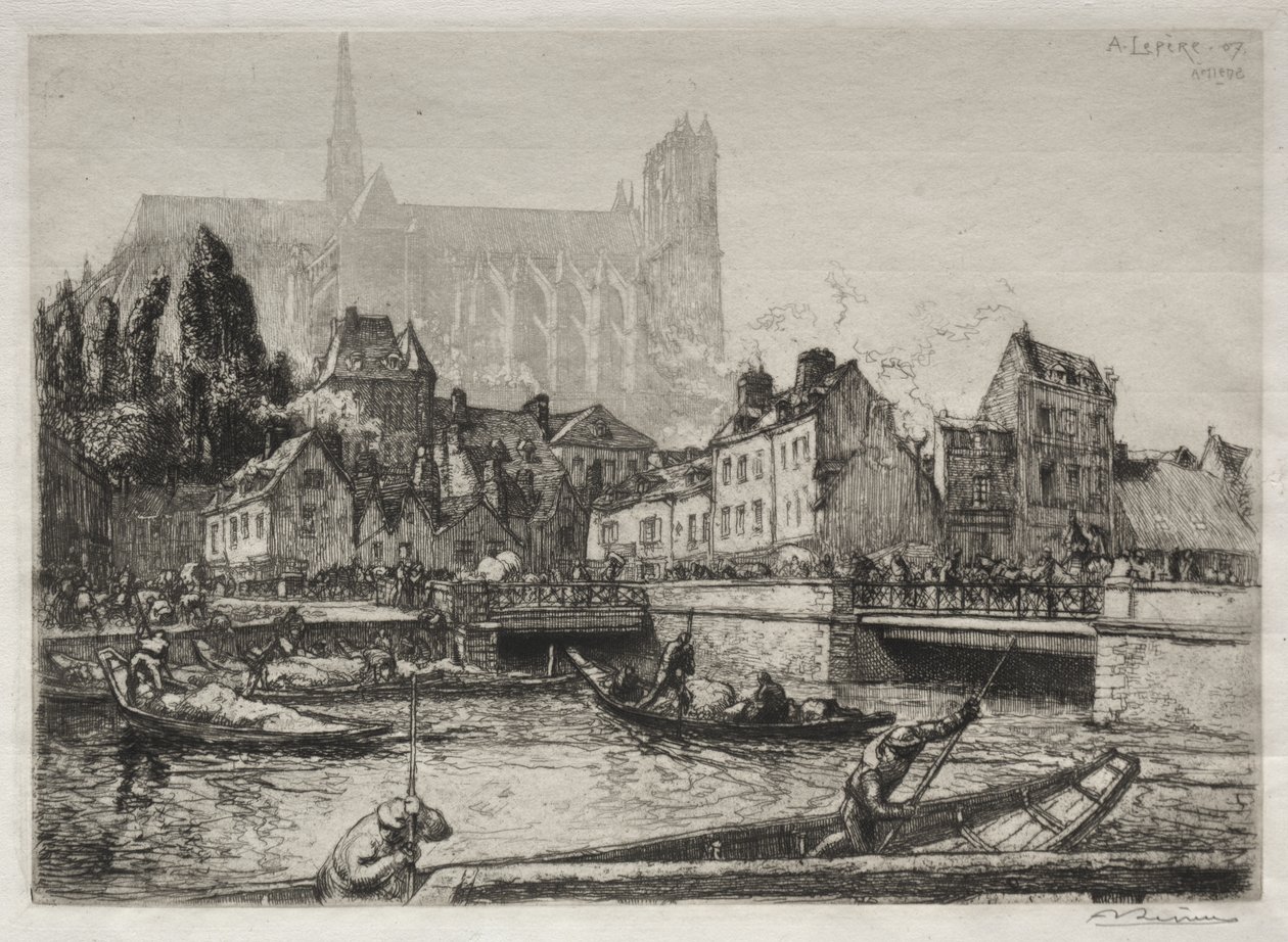 Chegadas de Legumes-Amiens de Auguste Louis Lepère