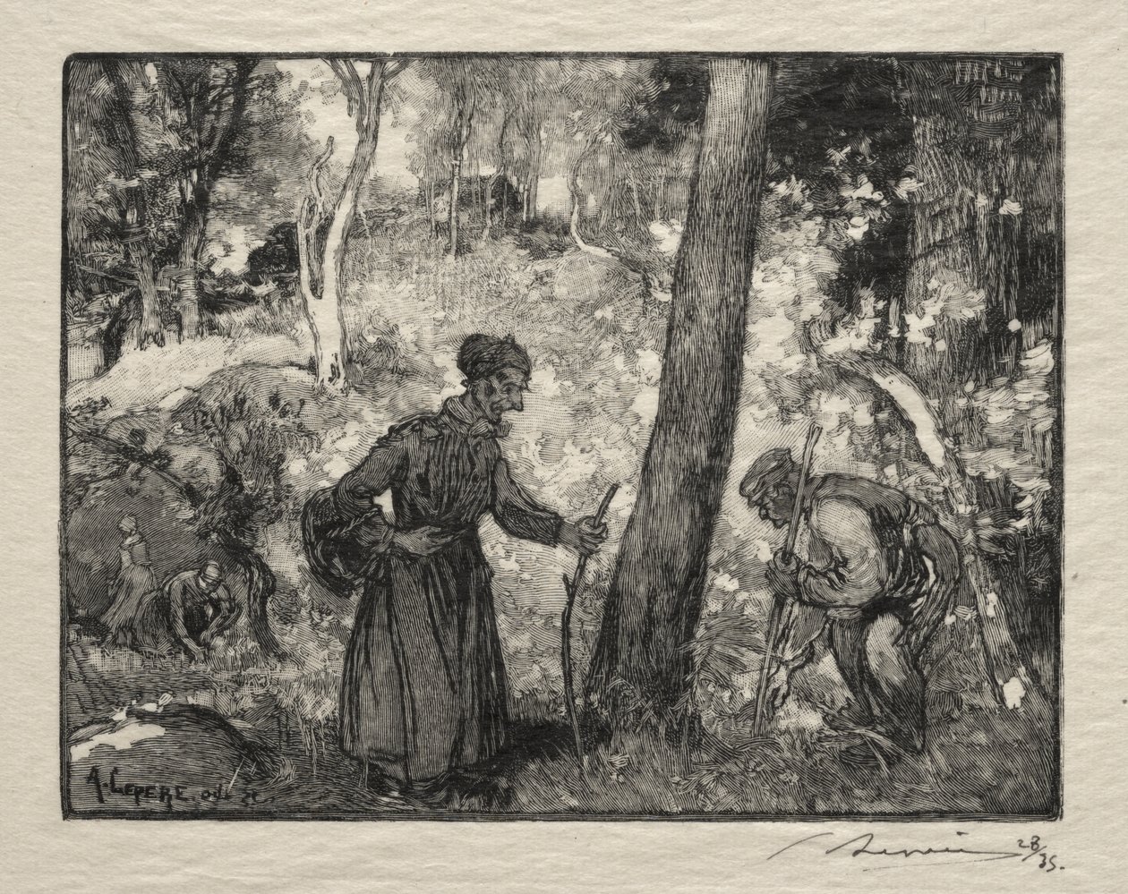 Em Bernard Rock de Auguste Louis Lepère