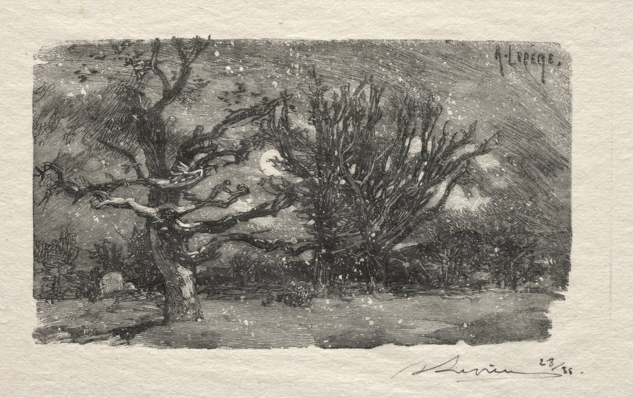 No dormitório de Lantara de Auguste Louis Lepère