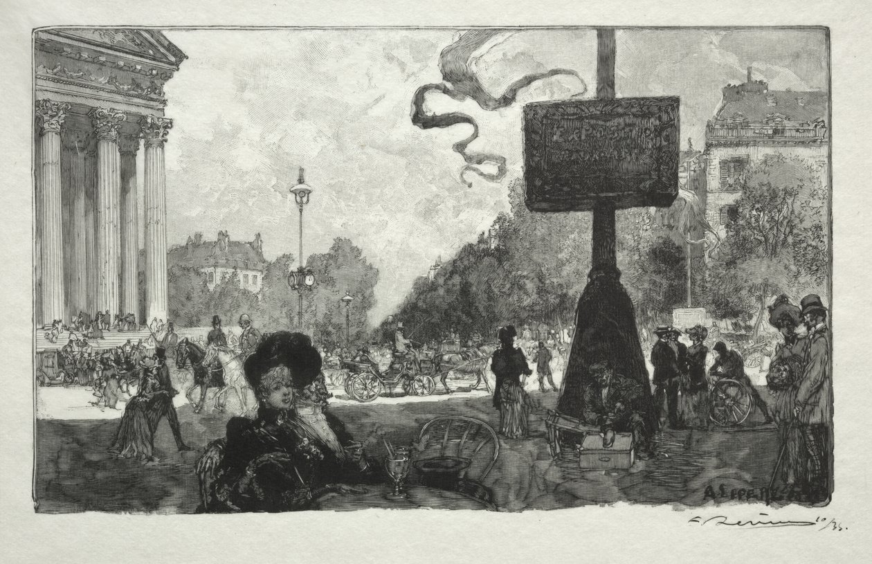 Esquina da Rua Real de Auguste Louis Lepère
