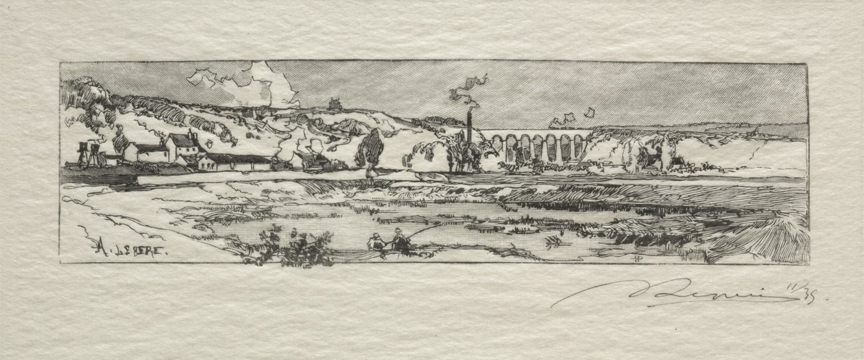 Lagoa de Issy les Moulineaux de Auguste Louis Lepère