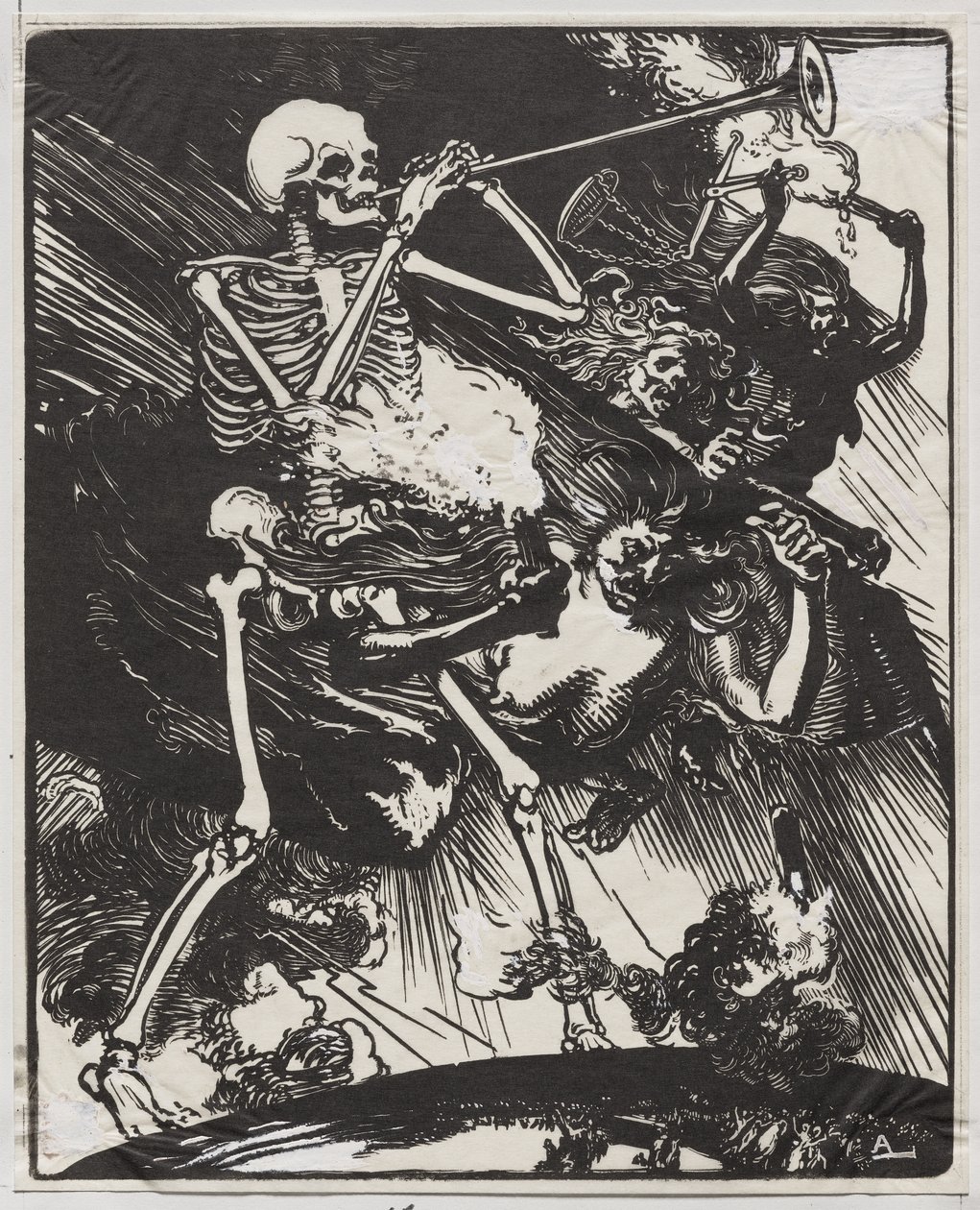 Morte e as paixões derretendo na terra de Auguste Louis Lepère