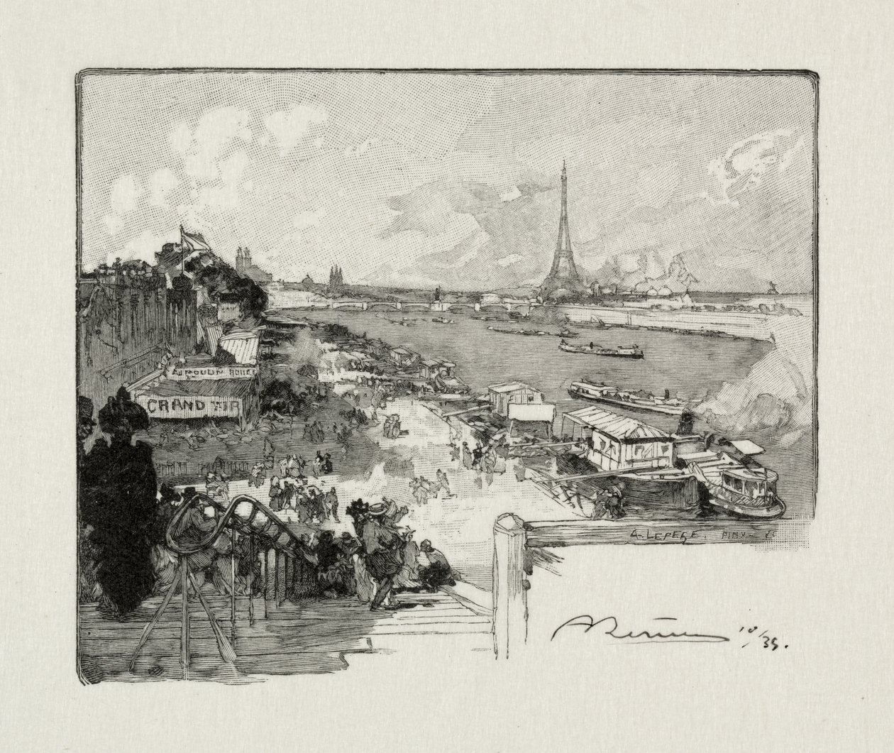 Ponto diário de Auguste Louis Lepère