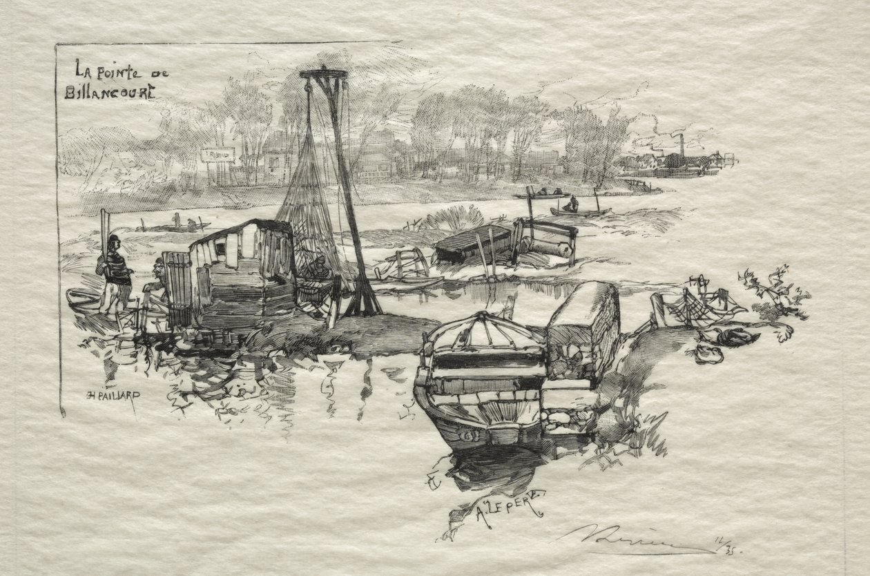O Ponto de Billancourt de Auguste Louis Lepère