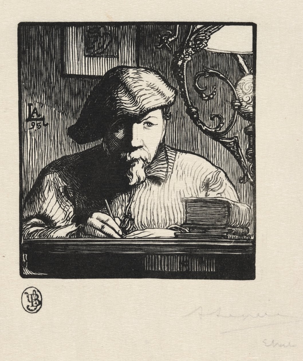 Auto-retrato de Auguste Louis Lepère
