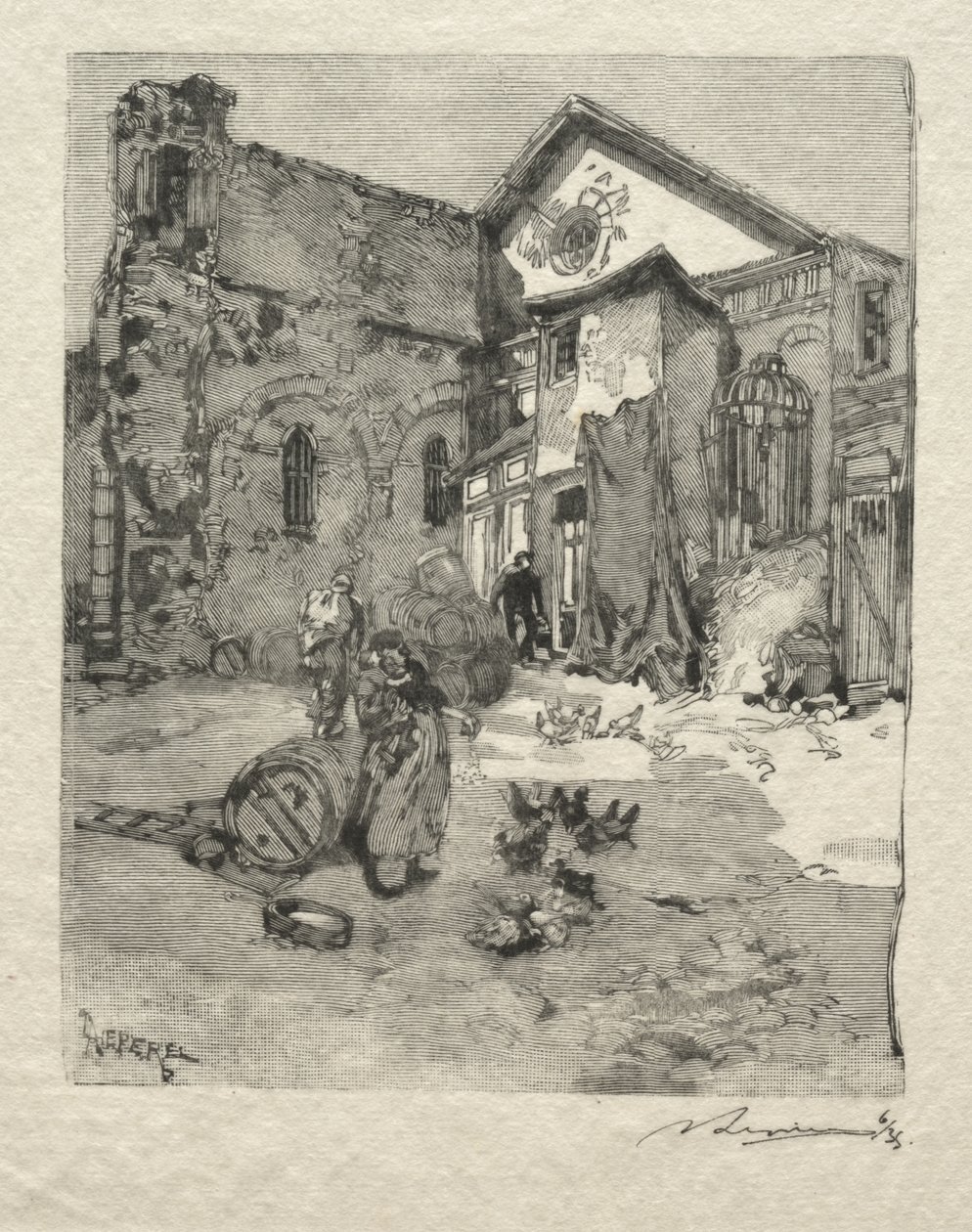 São Juliano, o Pobre: ​​O Portal de Auguste Louis Lepère