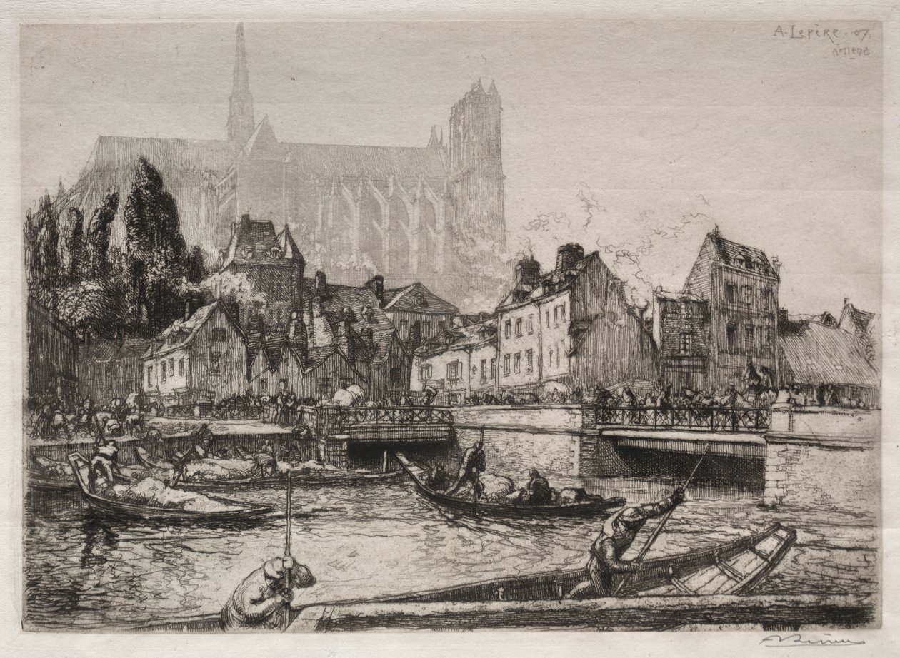 Chegadas de Legumes-Amiens de Auguste Louis Lepère