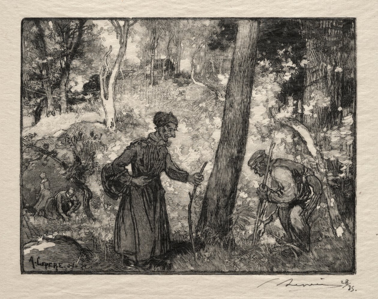 Em Bernard Rock de Auguste Louis Lepère