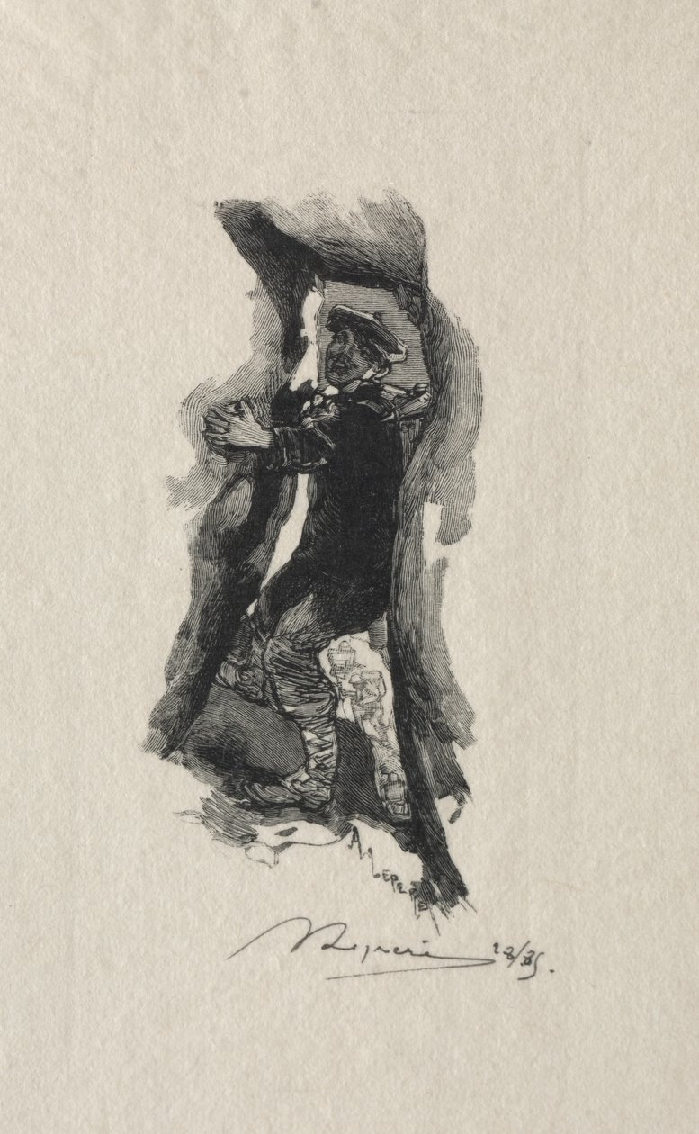 No desfiladeiro de Sept-Cavernes de Auguste Louis Lepère