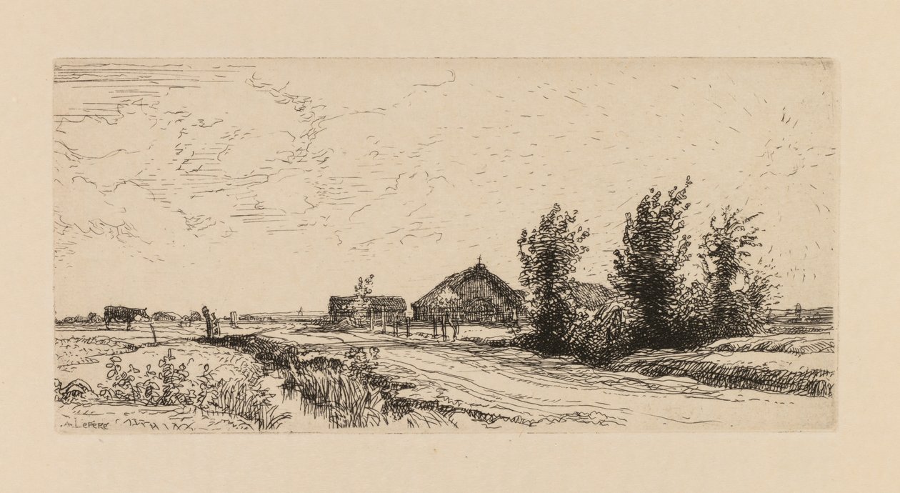 Auguste Lepère: O pequeno criador de vacas. de Auguste Louis Lepère