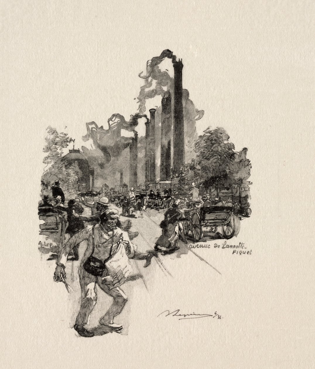 Avenue Lamotte - Piquet. de Auguste Louis Lepère