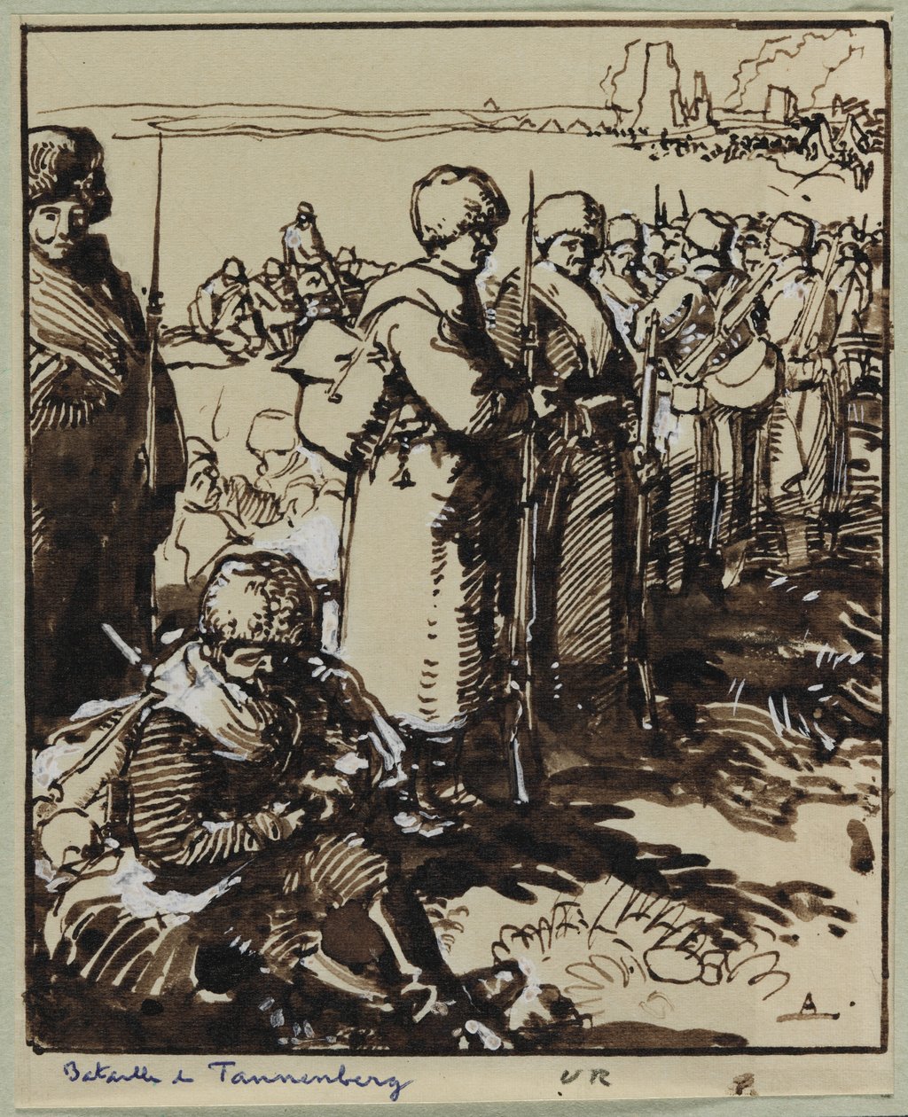 Batalha de Tannenberg, 1914. de Auguste Louis Lepère