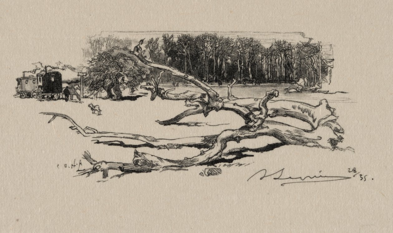 Encruzilhada do Espinho de Auguste Louis Lepère