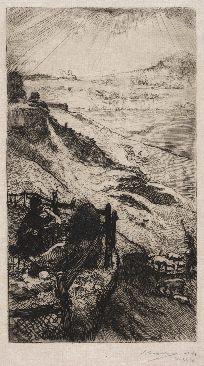 Carreiras americanas perto de Paris de Auguste Louis Lepère