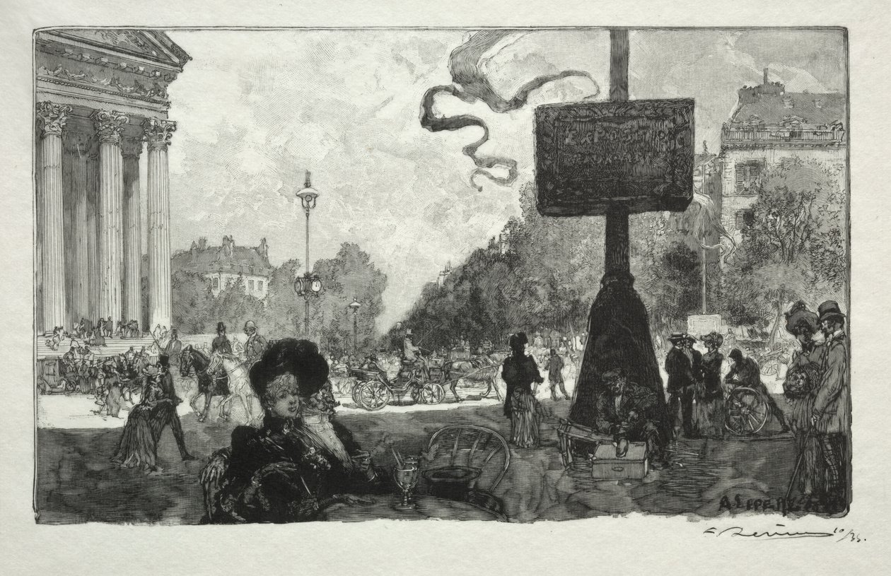 Esquina da Rua Real de Auguste Louis Lepère