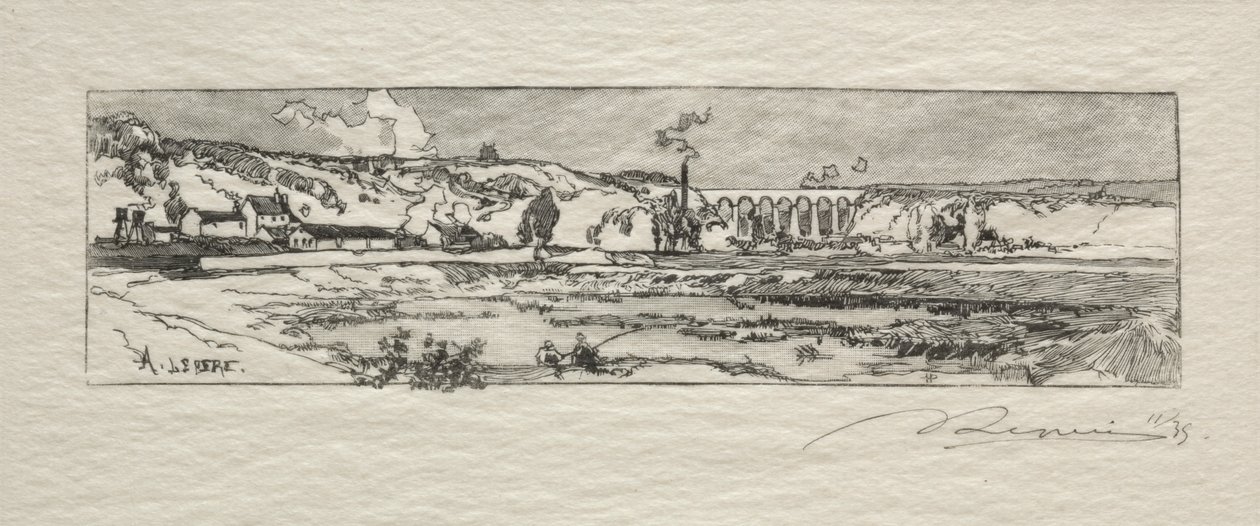 Lagoa de Issy les Moulineaux de Auguste Louis Lepère