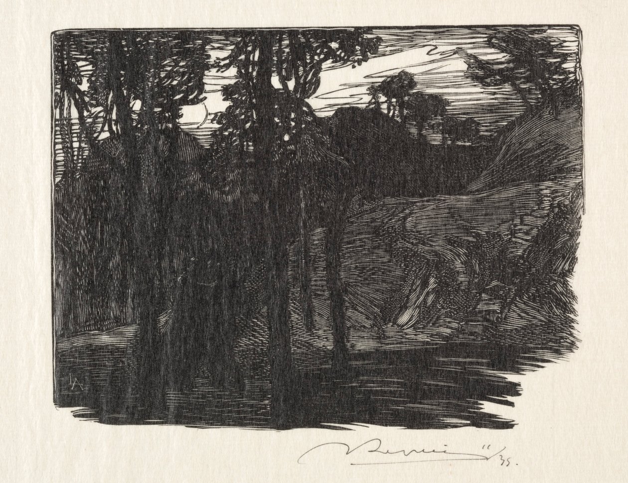 Tarde. de Auguste Louis Lepère