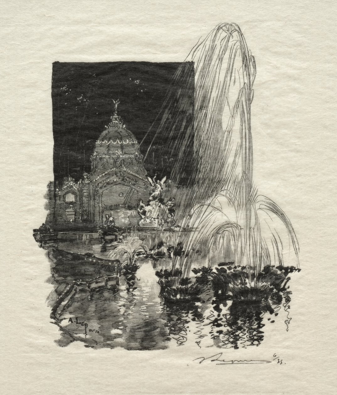 Fontes Luminosas de Auguste Louis Lepère