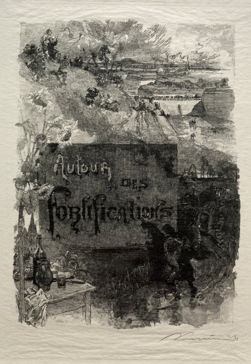 Frontispício, 1886. de Auguste Louis Lepère