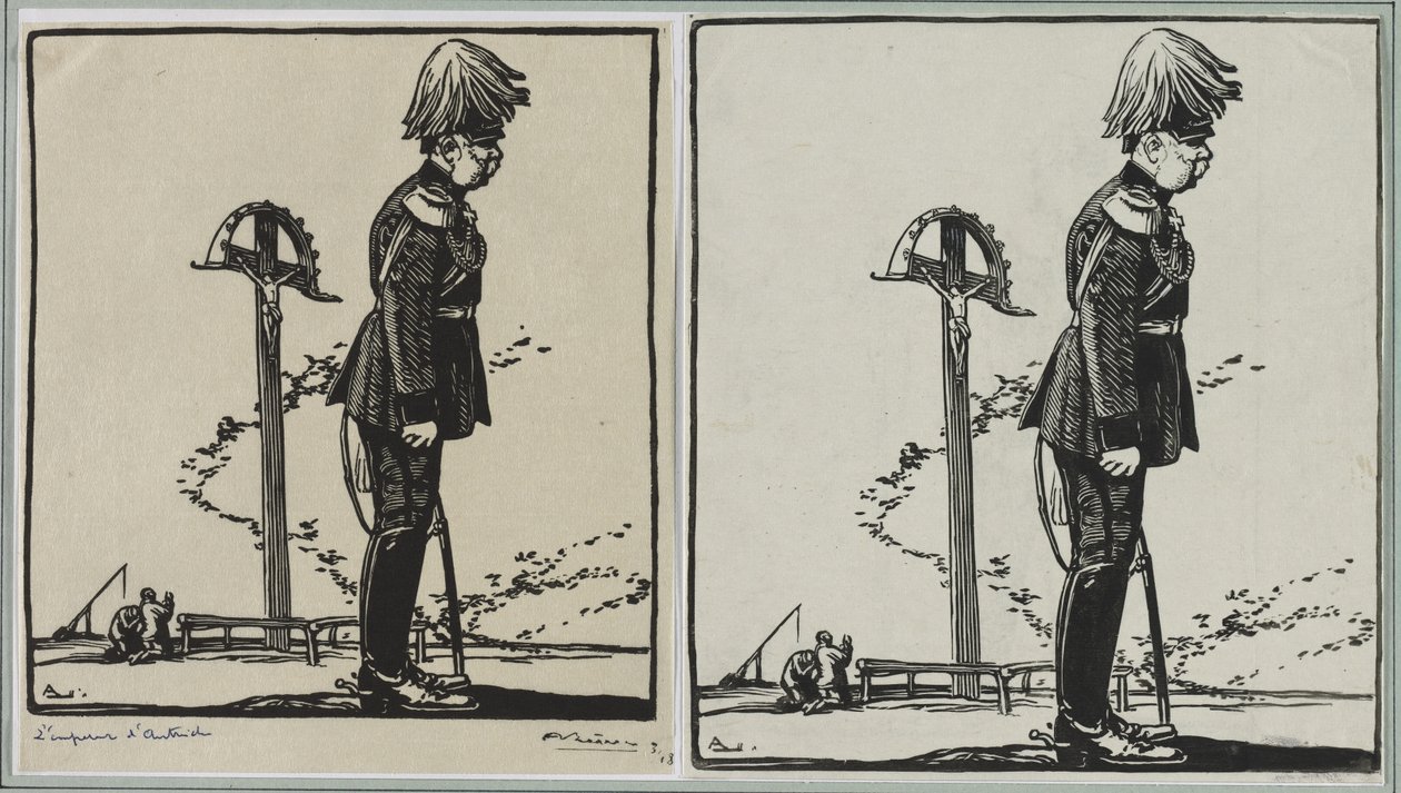 Leperper d&39;Autriche, 1914. de Auguste Louis Lepère