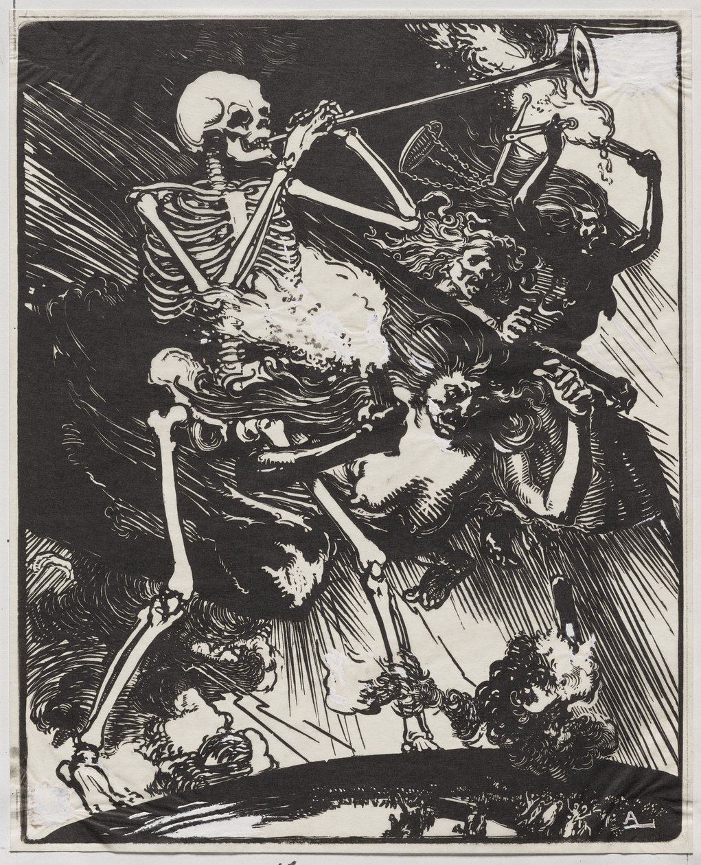 Morte e as paixões derretendo na terra de Auguste Louis Lepère