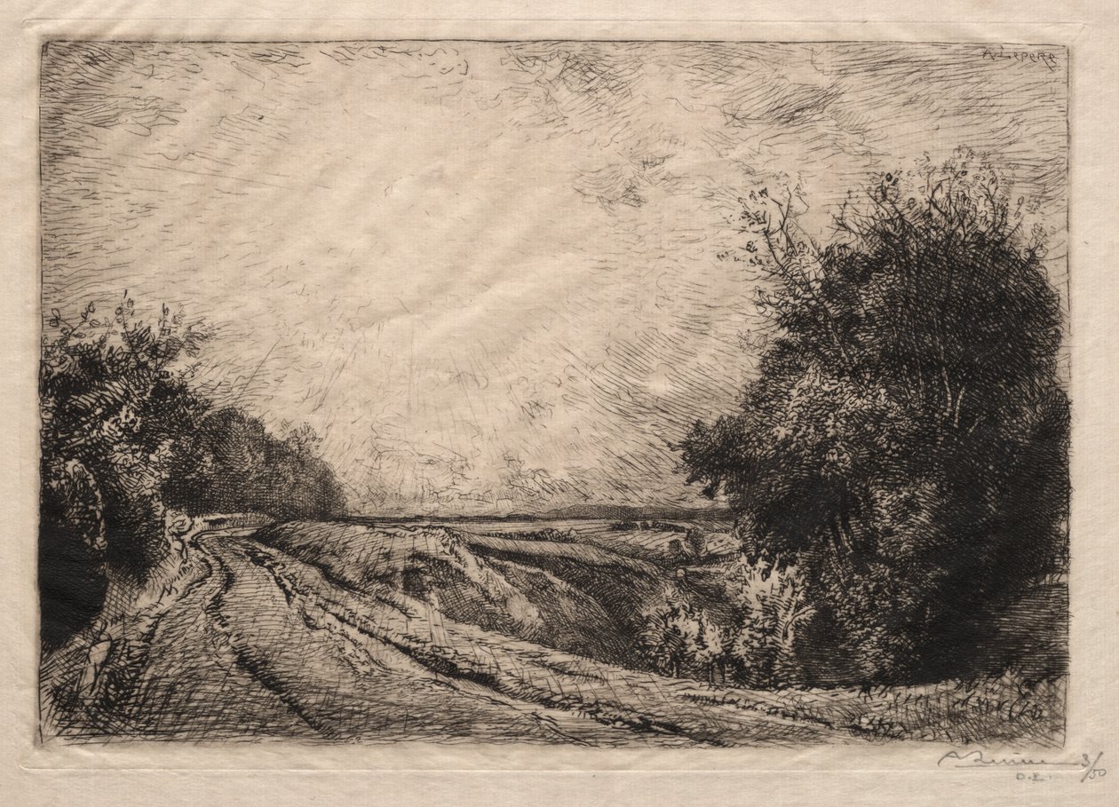 A estrada de Houssoye de Auguste Louis Lepère