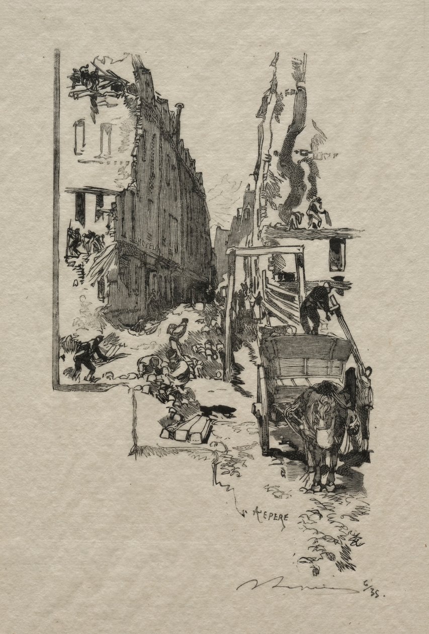 Rue Victor Primo. de Auguste Louis Lepère