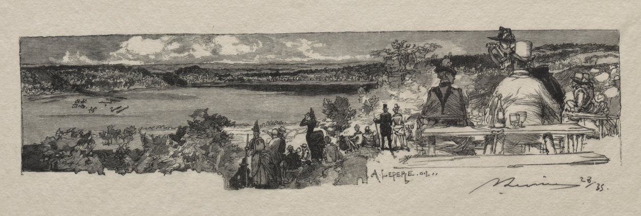 O Vallee de la Solle. de Auguste Louis Lepère