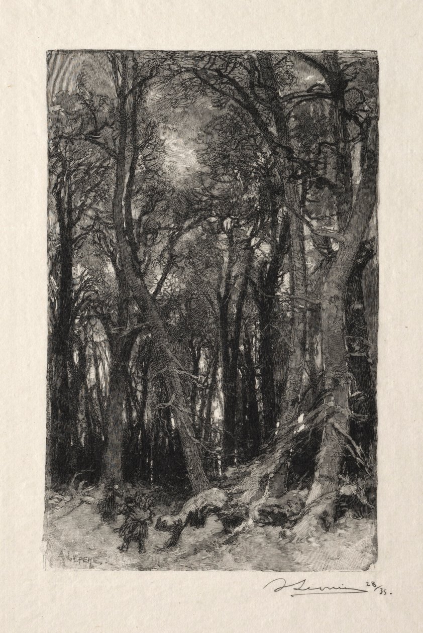 O baixo Breau. de Auguste Louis Lepère