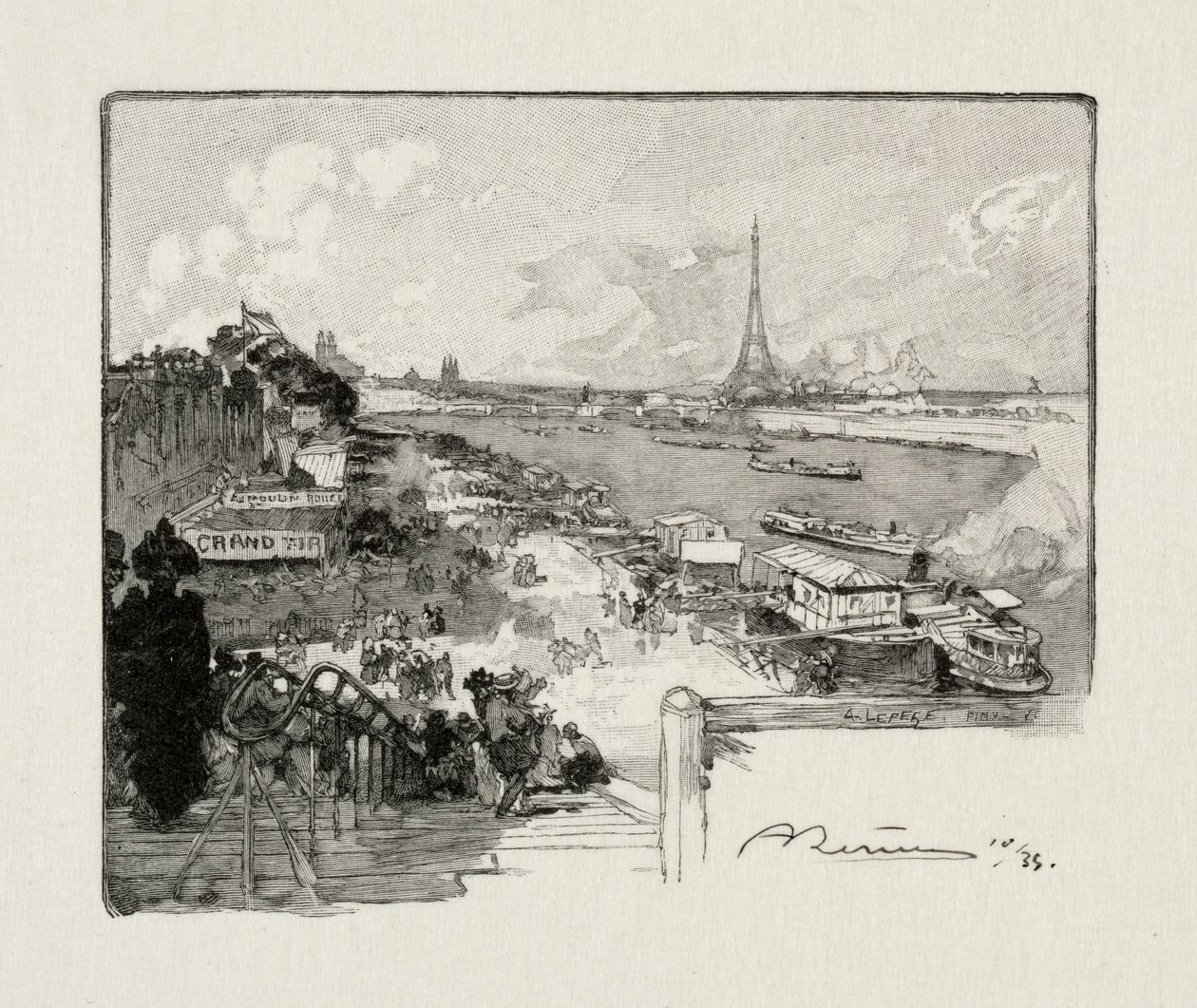 Ponto diário de Auguste Louis Lepère