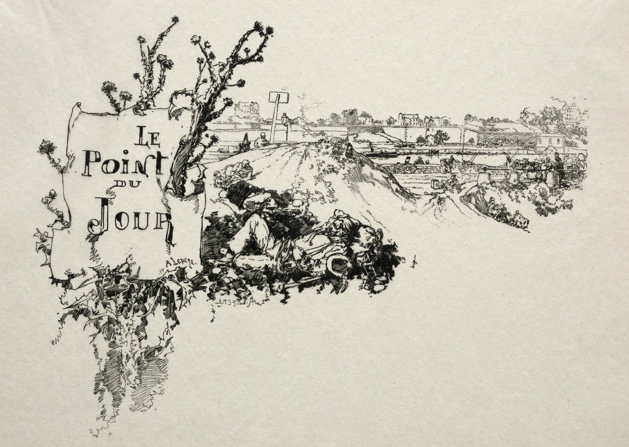 Ponto do dia. de Auguste Louis Lepère