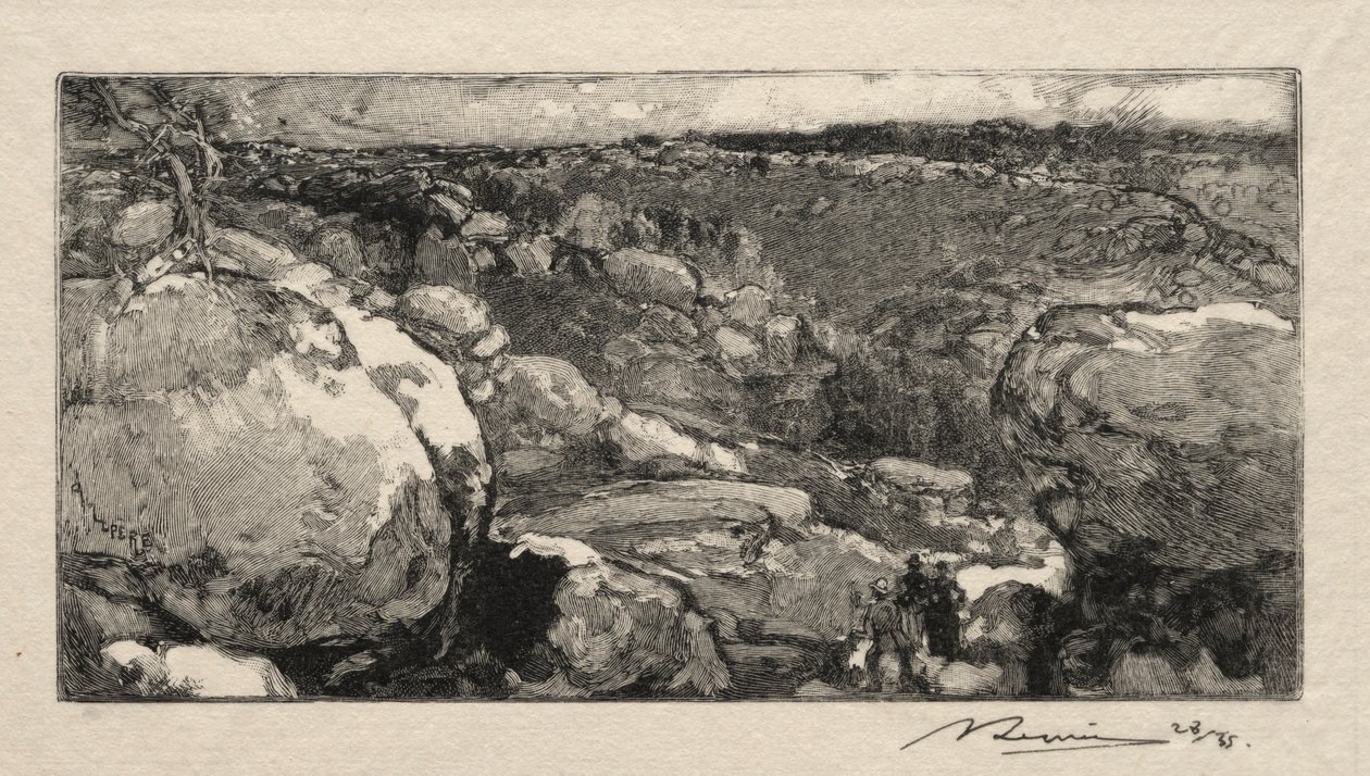 O Cirque du Long-Rocher. de Auguste Louis Lepère