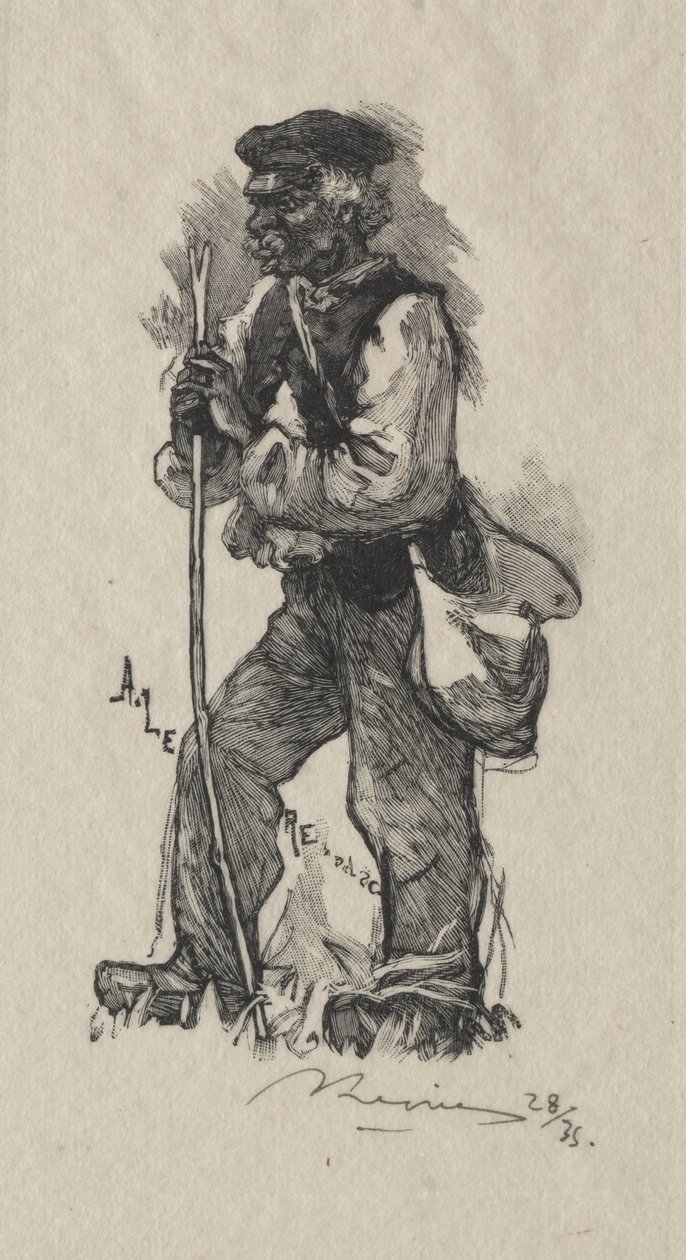 O pegador de cobras de Auguste Louis Lepère