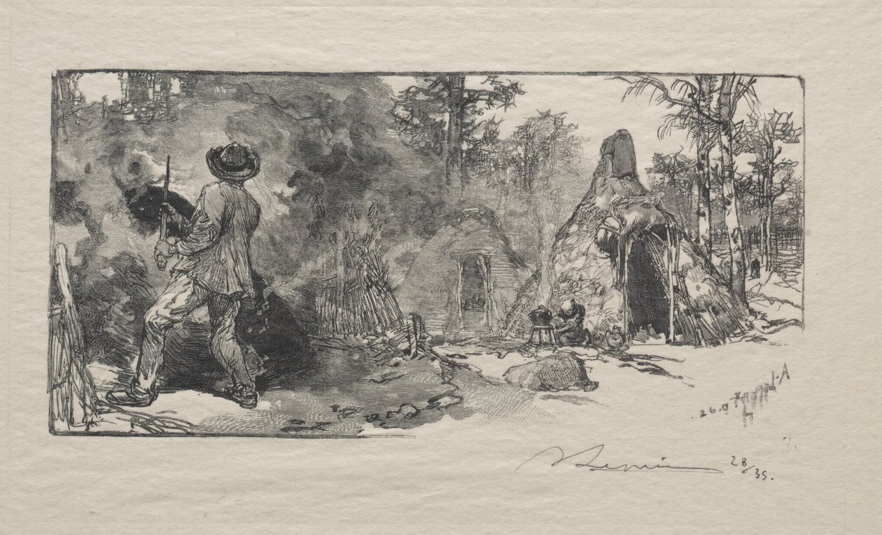 Os Charbonnieres de Auguste Louis Lepère