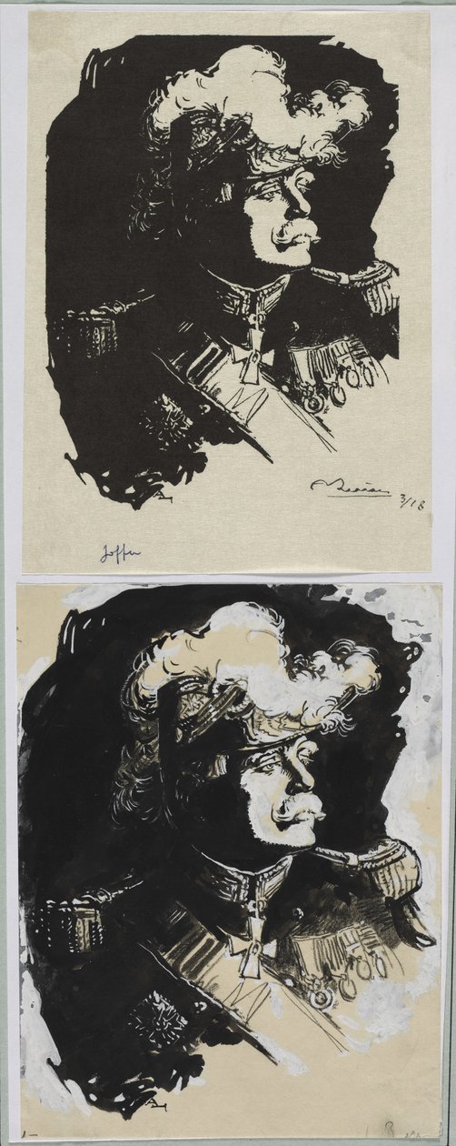 Marechal Joffre, 1914. de Auguste Louis Lepère
