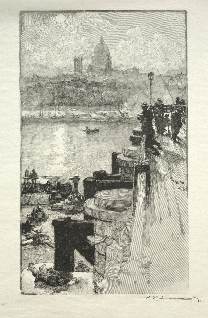 Montagne Ste. Genevieve de Auguste Louis Lepère