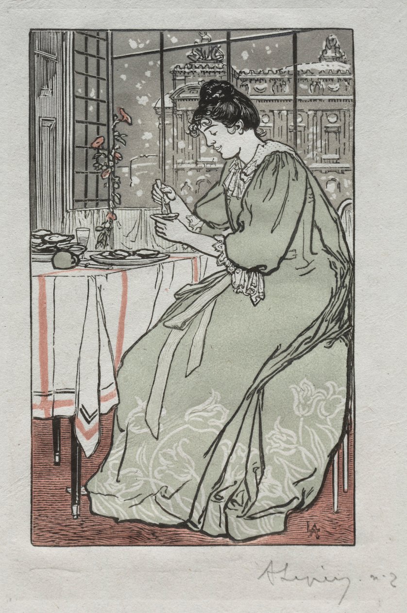 Almanaque de Paris, 1897: inverno, 1897. de Auguste Louis Lepère