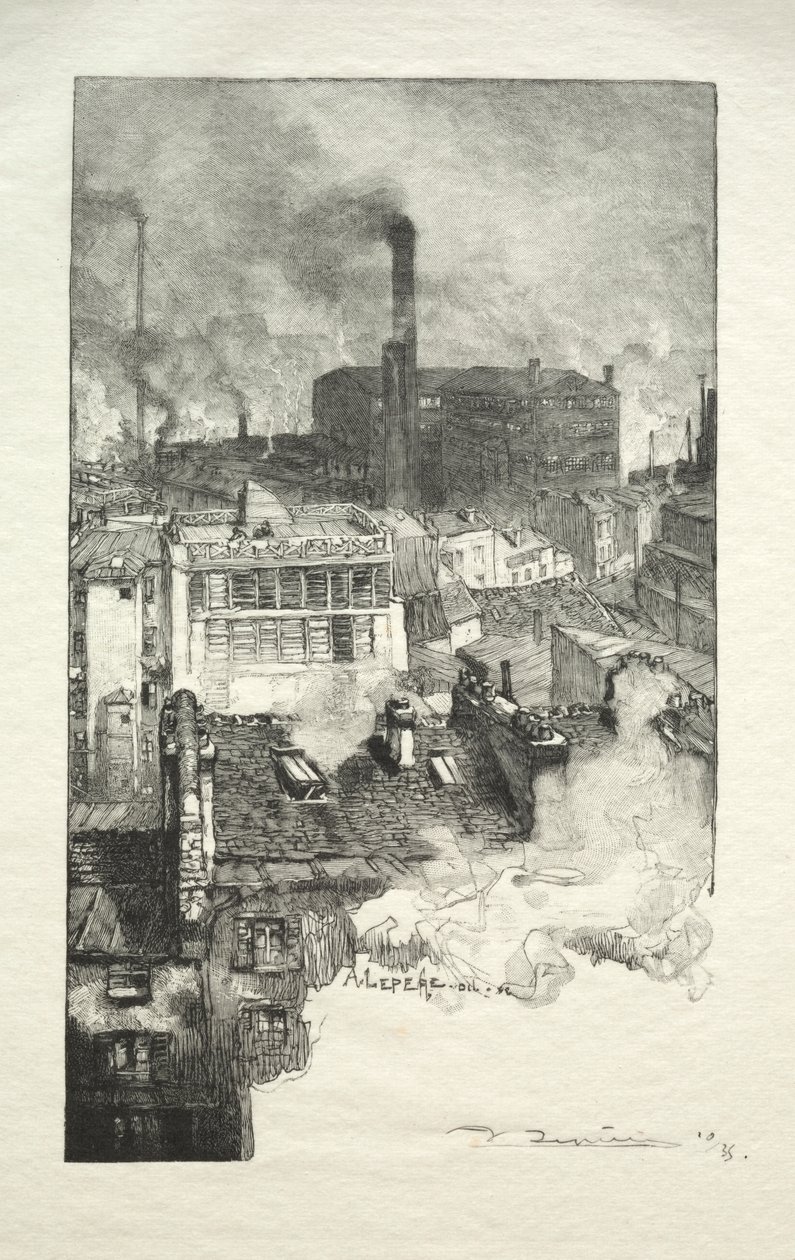 distrito de Gobelins de Auguste Louis Lepère