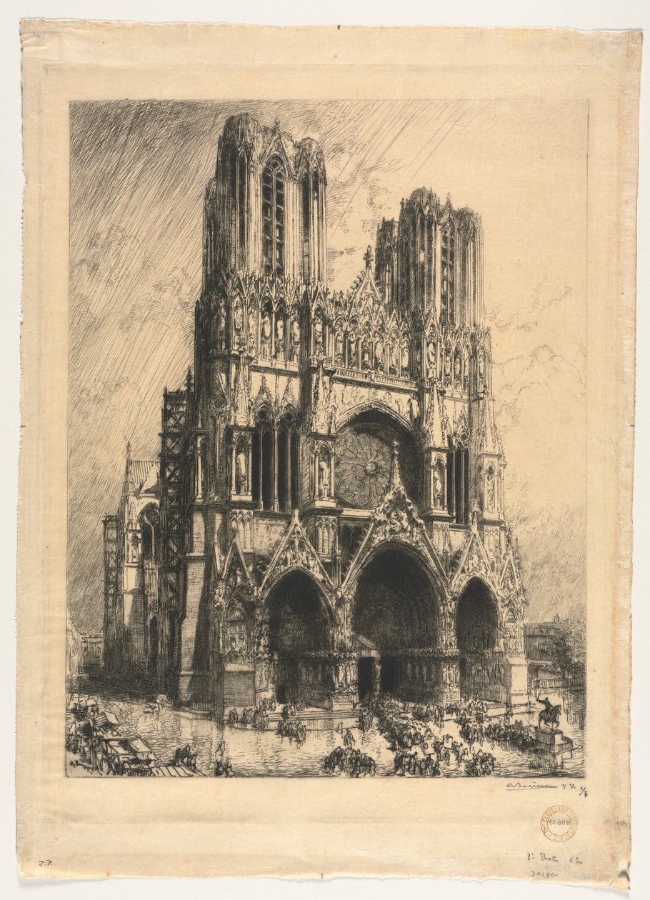 Catedral de Reims. de Auguste Louis Lepère