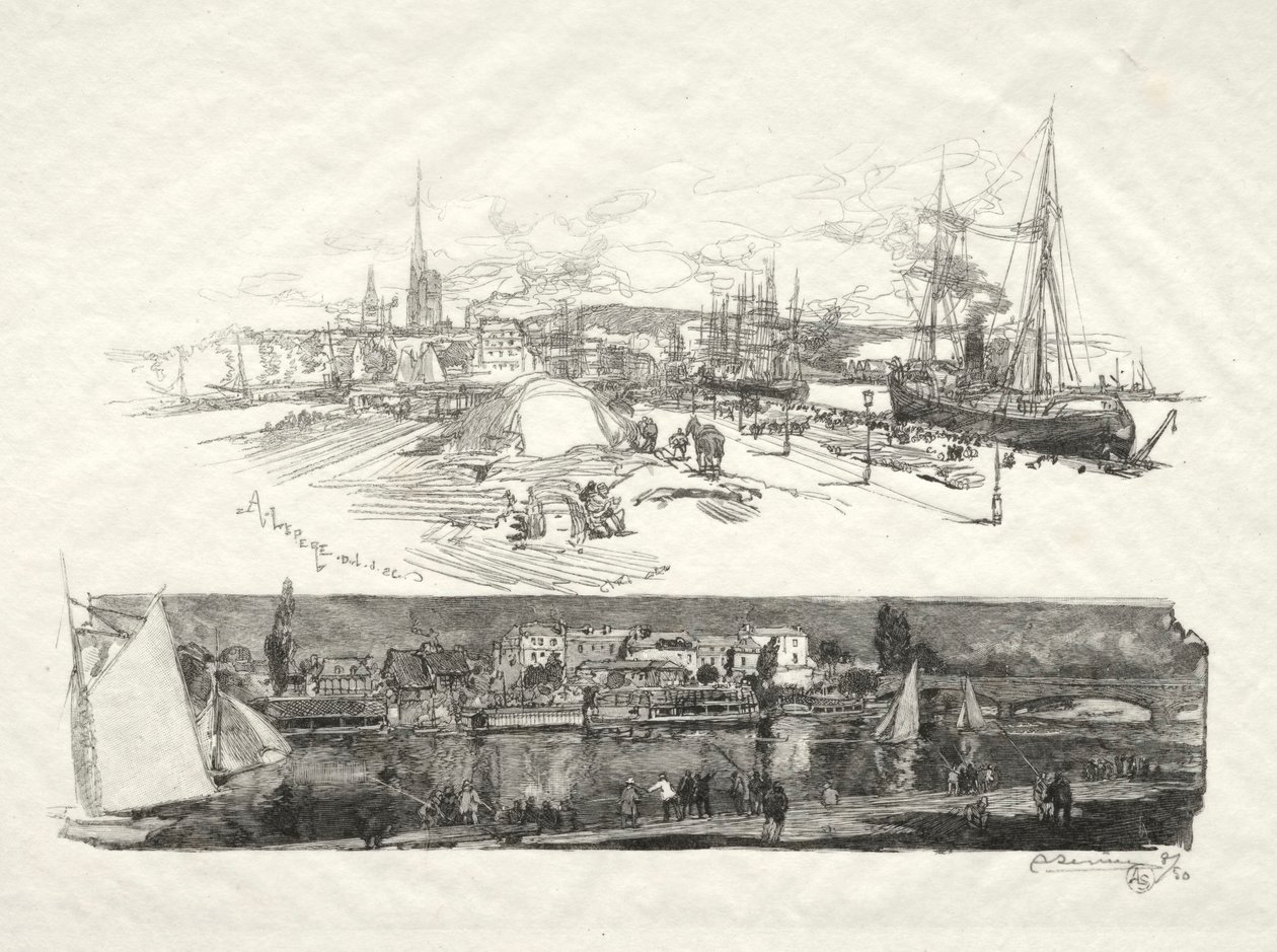 Rouen ilustrado: The New Quays-L