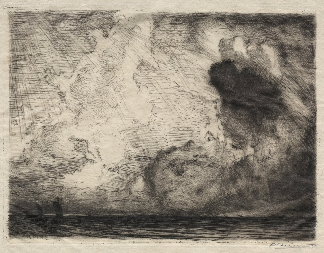 Seascape de Auguste Louis Lepère